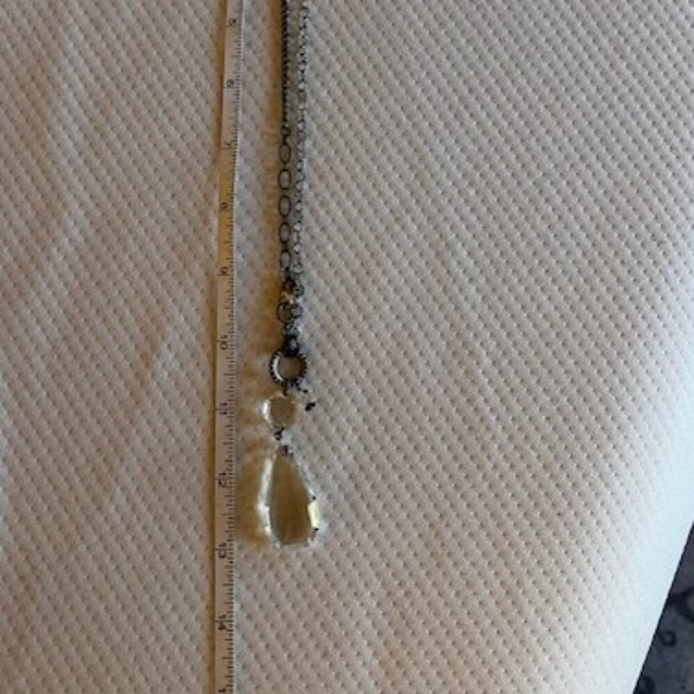 Silver and Crystal Necklace